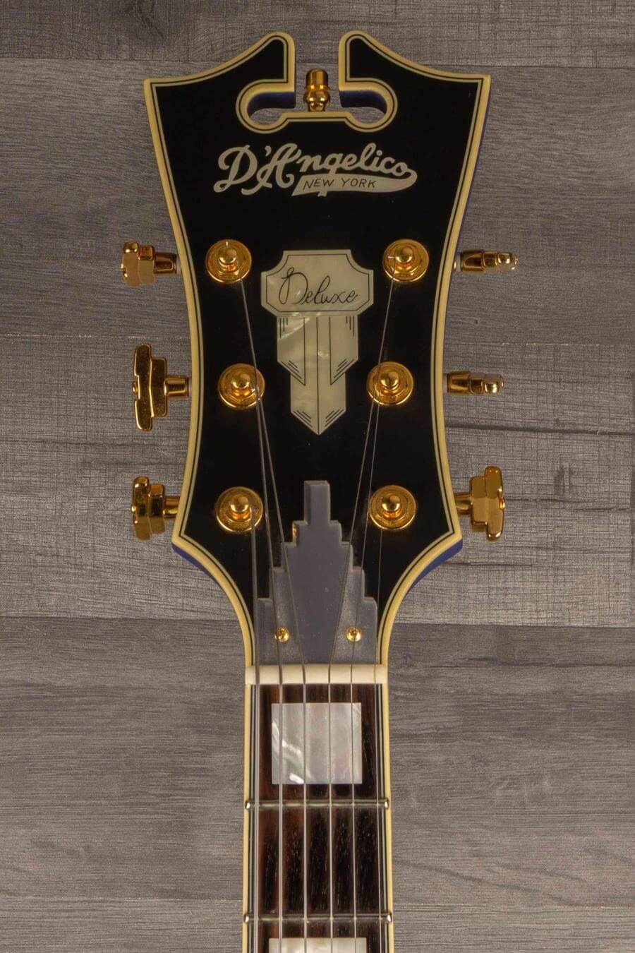 Used - D'Angelico Deluxe 175 Matte Royal Blue - MusicStreet