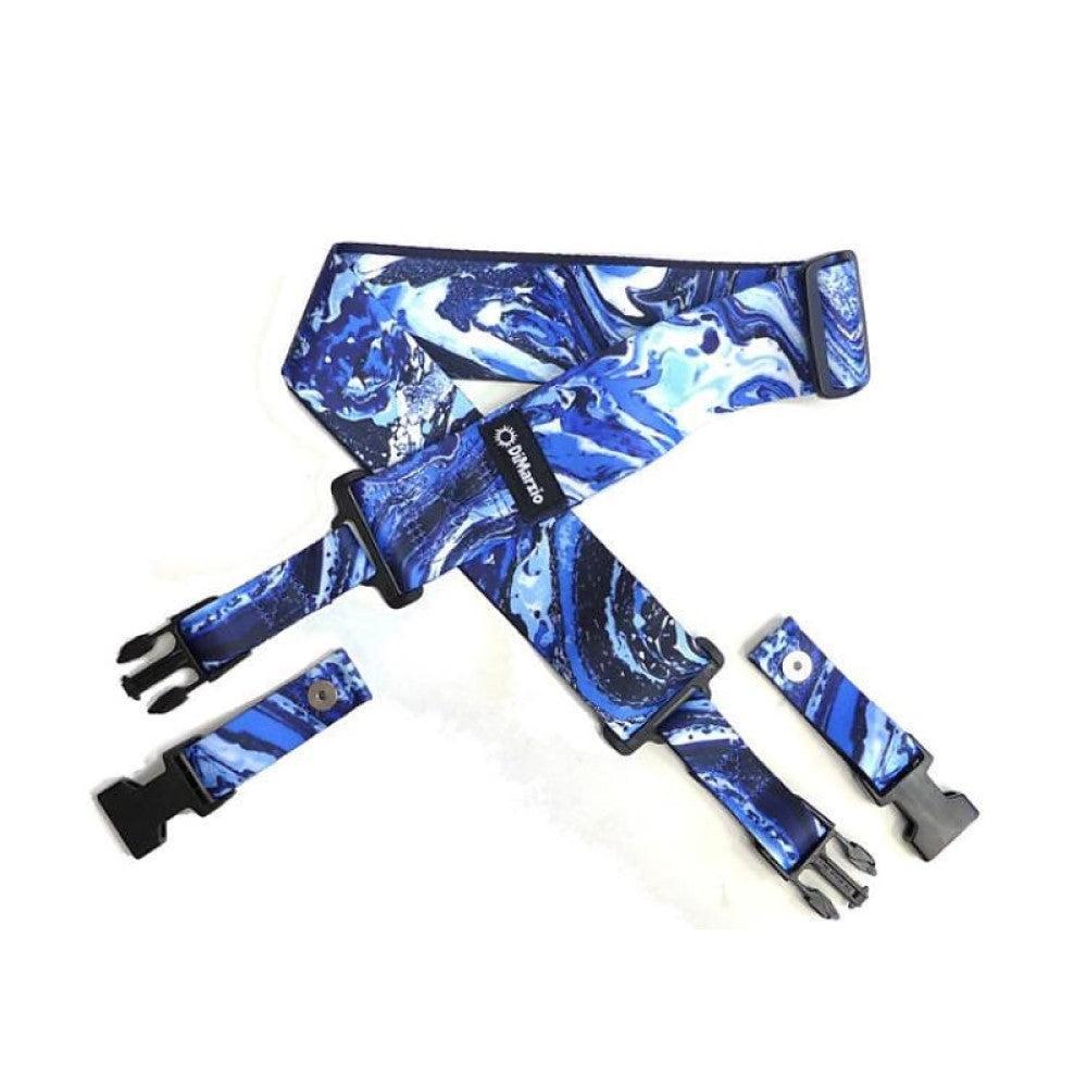 DiMarzio ClipLock® Steve Vai Guitar Strap - Blue Universe