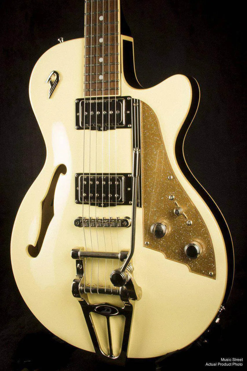 USED - Duesenberg Starplayer Tv Vintage White With Hard Case