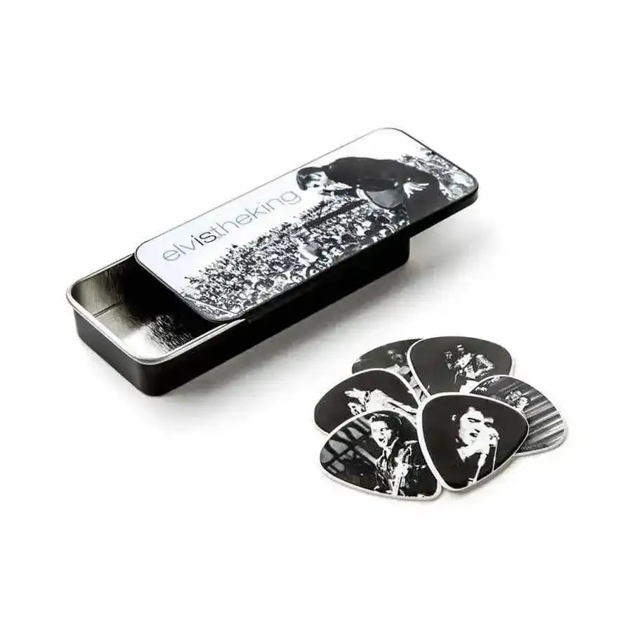 Dunlop – Elvis Presley – The King Pick Tin – 6 Picks – Medium - MusicStreet
