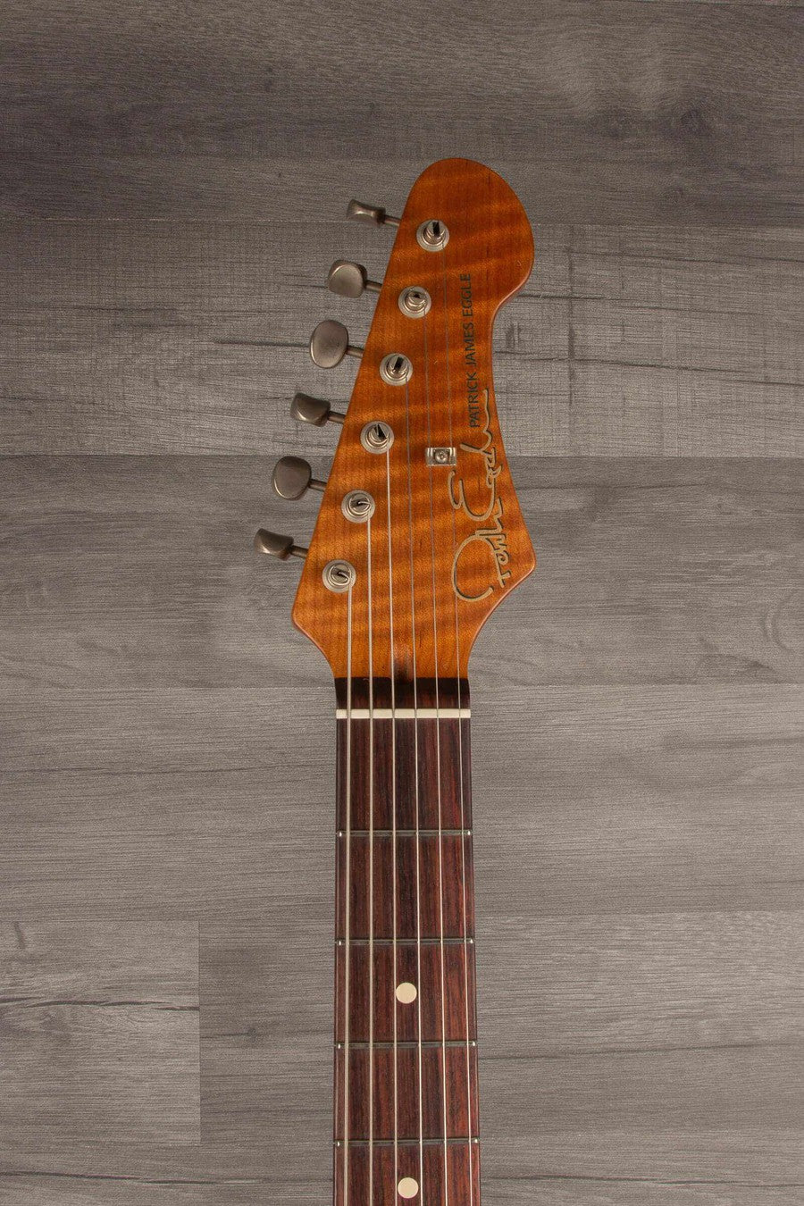 Patrick James Eggle '96 Carve Top Electric Guitar - Threadbear Denim