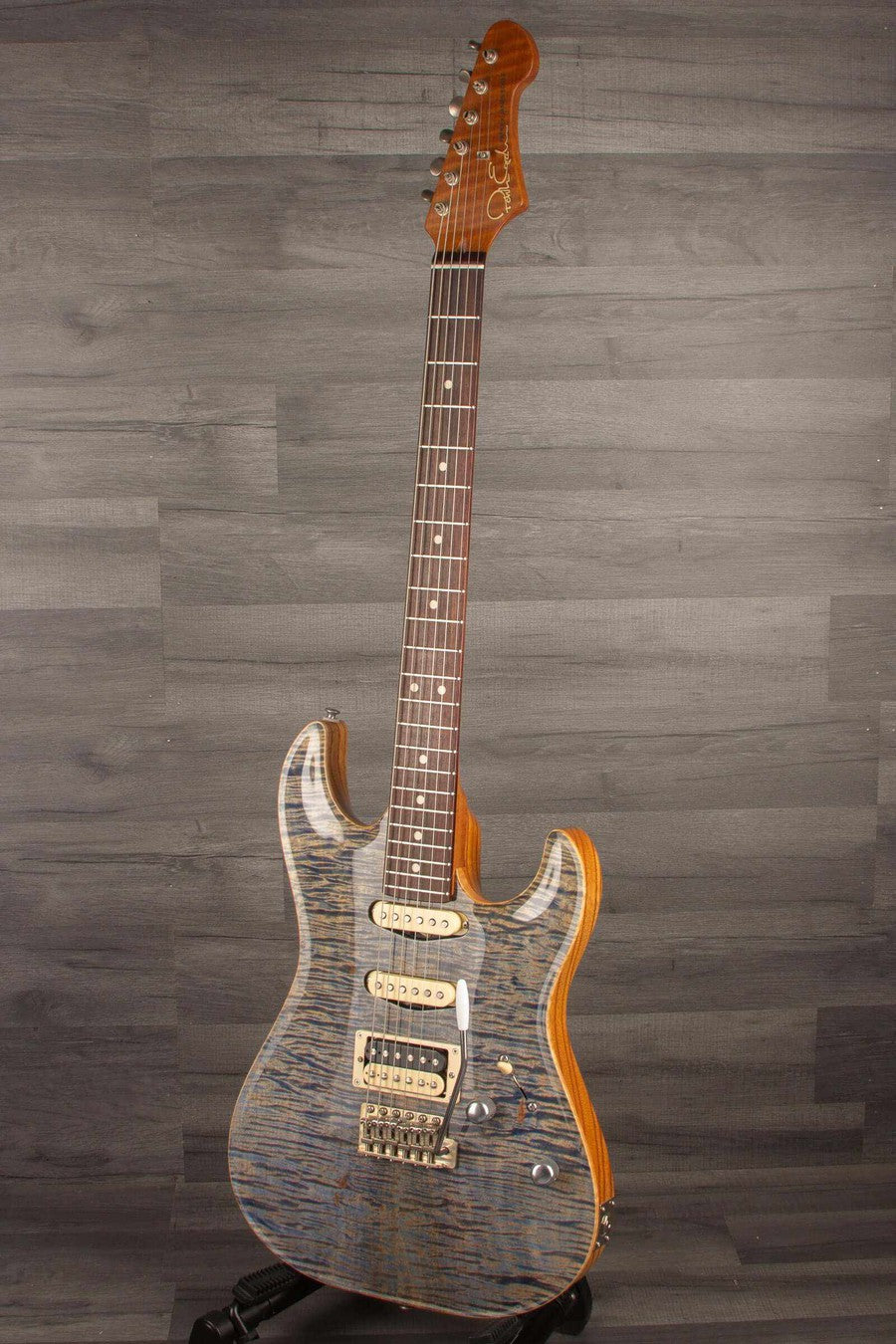 Patrick James Eggle '96 Carve Top Electric Guitar - Threadbear Denim