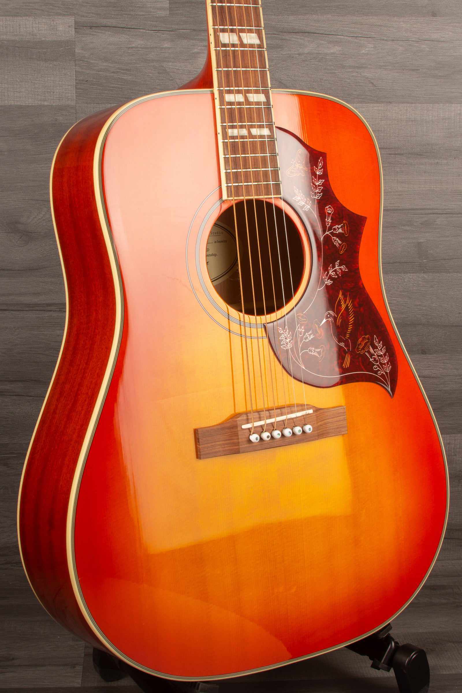 Epiphone Hummingbird Studio - Faded Cherry - Solid Top / Fishman Sonitone - Acoustic Guitar