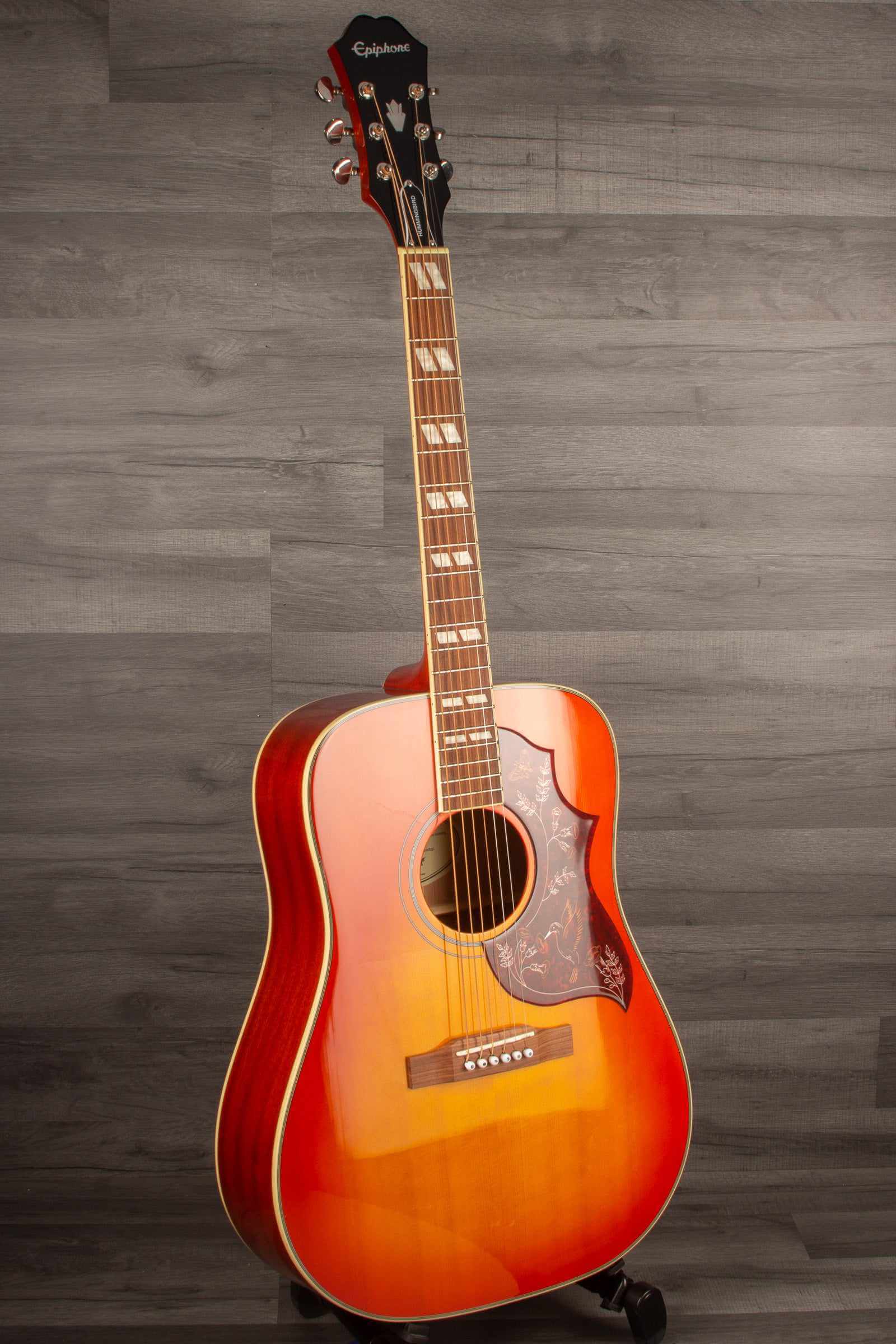 Epiphone Hummingbird Studio - Faded Cherry - Solid Top / Fishman Sonitone - Acoustic Guitar