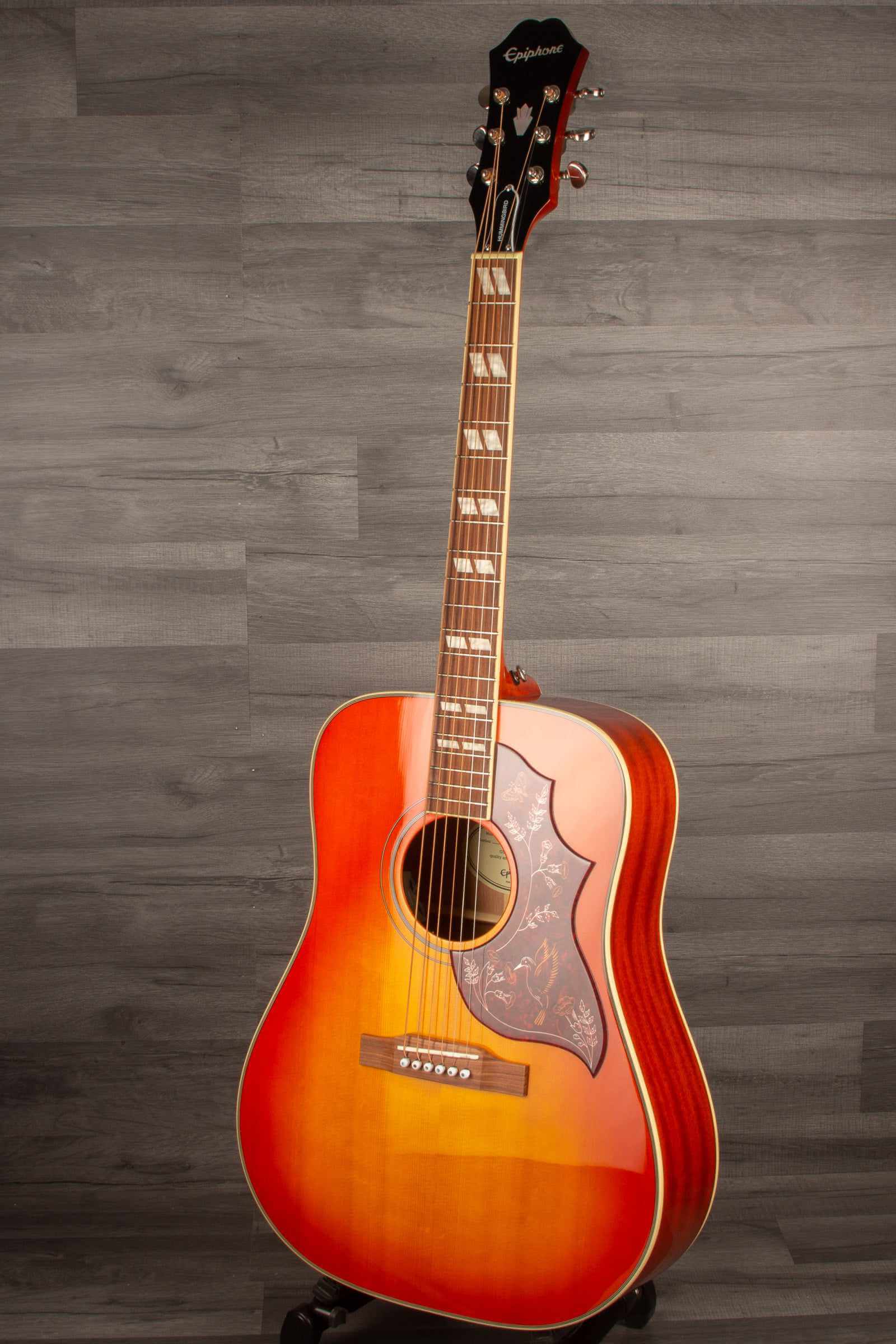 Epiphone Hummingbird Studio - Faded Cherry - Solid Top / Fishman Sonitone - Acoustic Guitar
