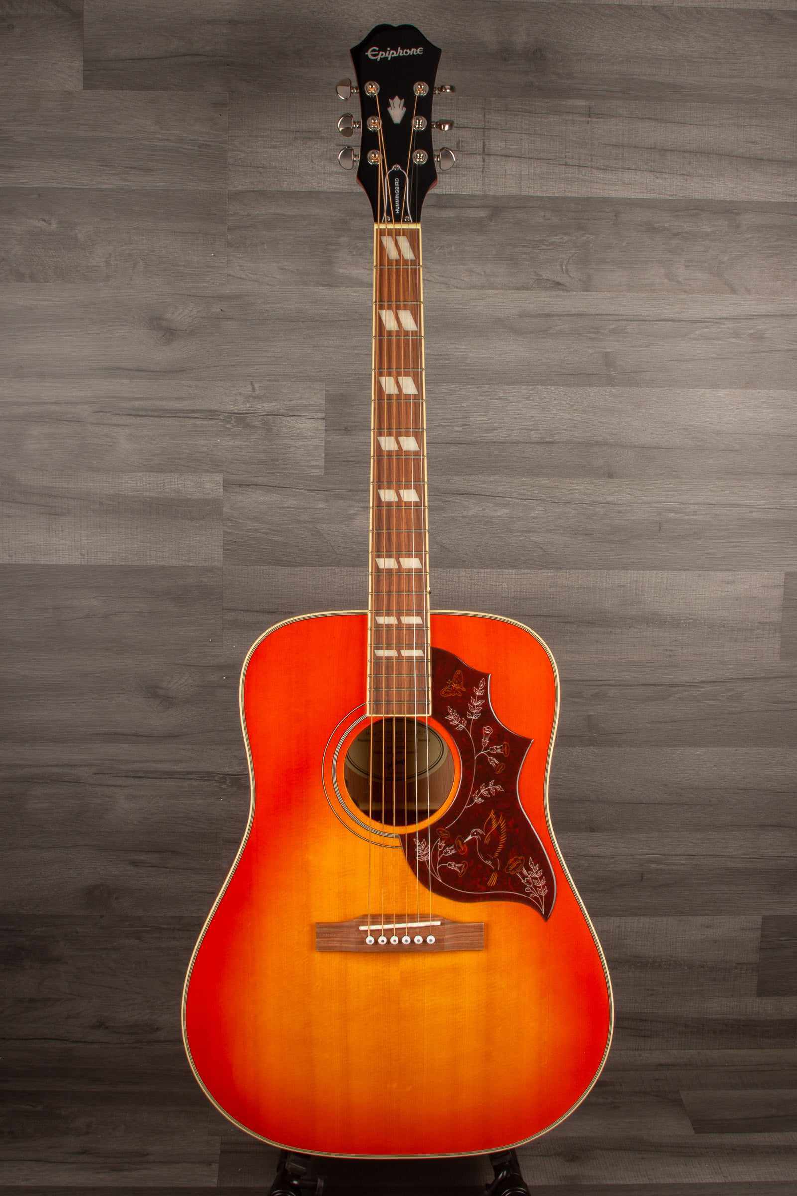 Epiphone Hummingbird Studio - Faded Cherry - Solid Top / Fishman Sonitone - Acoustic Guitar