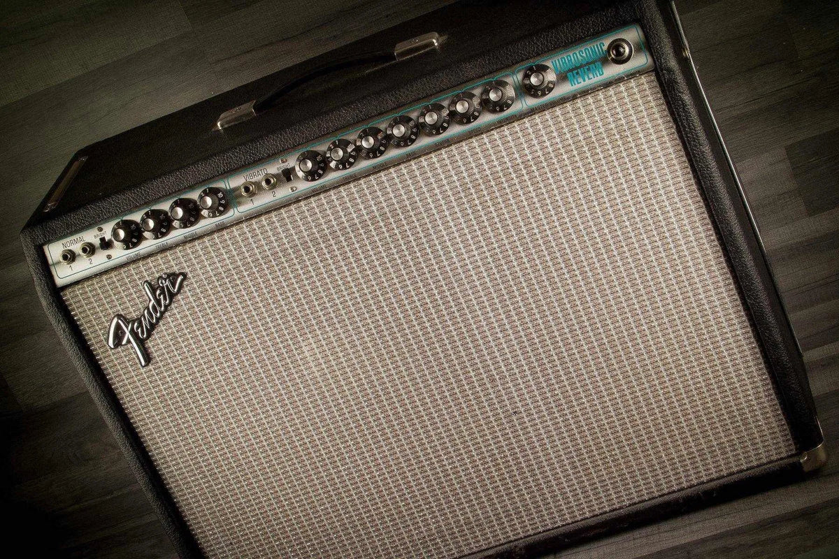 USED - Fender Vibrosonic Reverb Amplifer Manufactured In 1974
