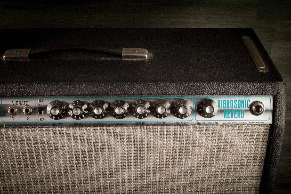 USED - Fender Vibrosonic Reverb Amplifer Manufactured In 1974