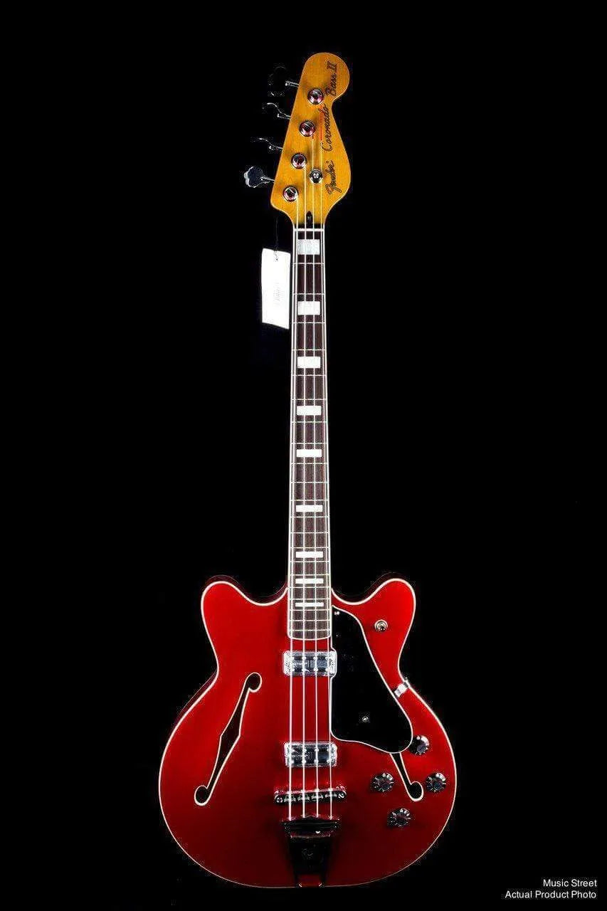 USED - Fender Coronado Bass Candy Apple Red With Hard Case