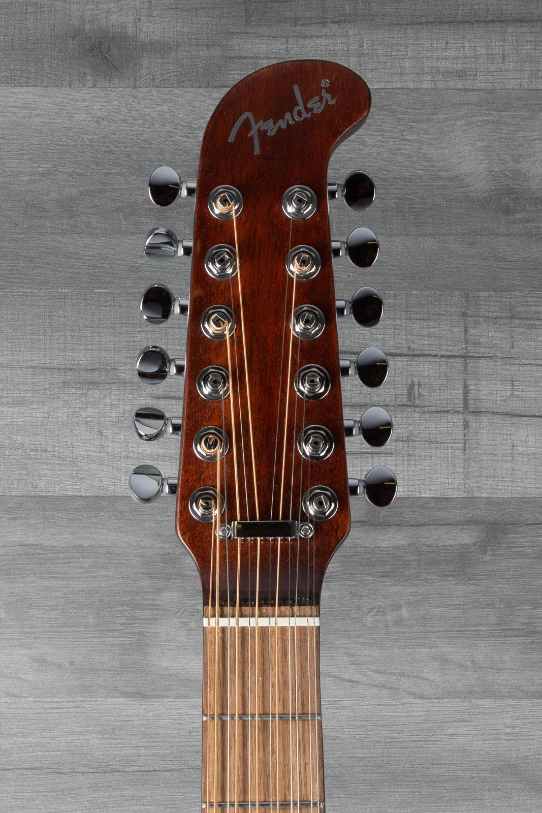 Fender California Deluxe Villager™ E, Walnut Fingerboard, Black 12 string