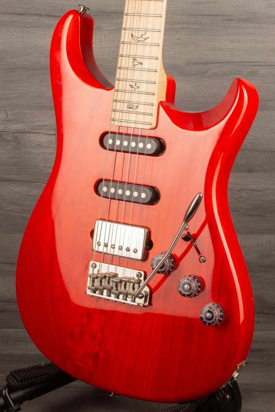 USED - PRS Mark Lettieri Signature Fiore Amaryllis guitar in superb condition with a vibrant red finish.