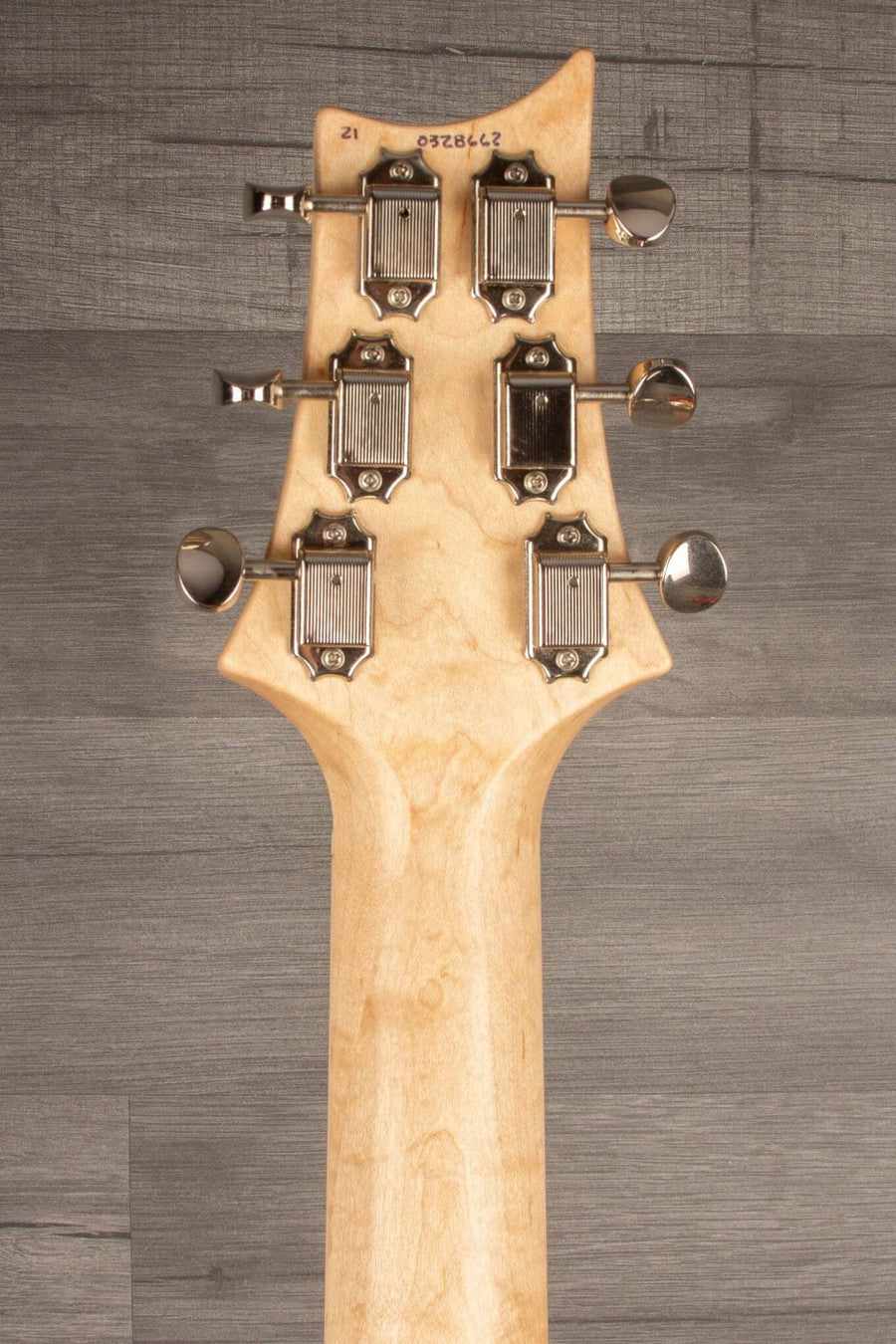 USED - PRS Mark Lettieri Signature Fiore Amaryllis guitar headstock with tuning machines