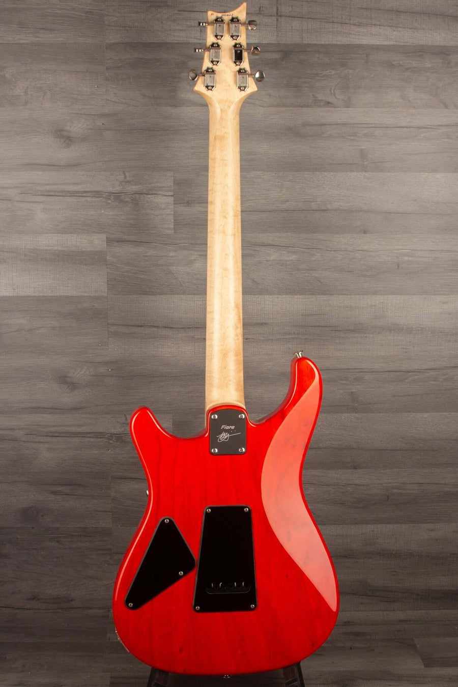 USED - PRS Mark Lettieri Signature Fiore Amaryllis back view with glossy red finish.