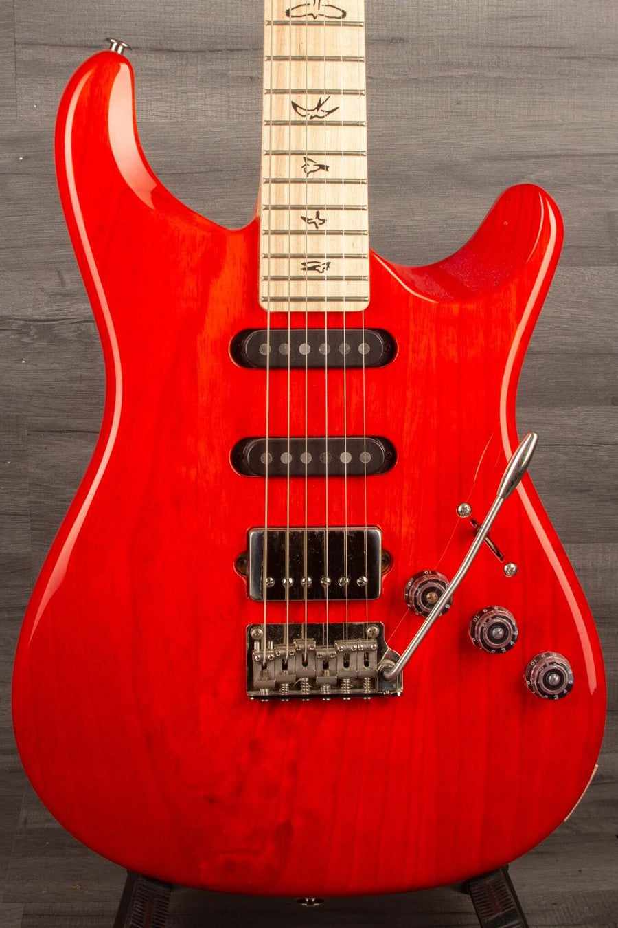 USED - PRS Mark Lettieri Signature Fiore Amaryllis with red finish and unique pickup configuration.