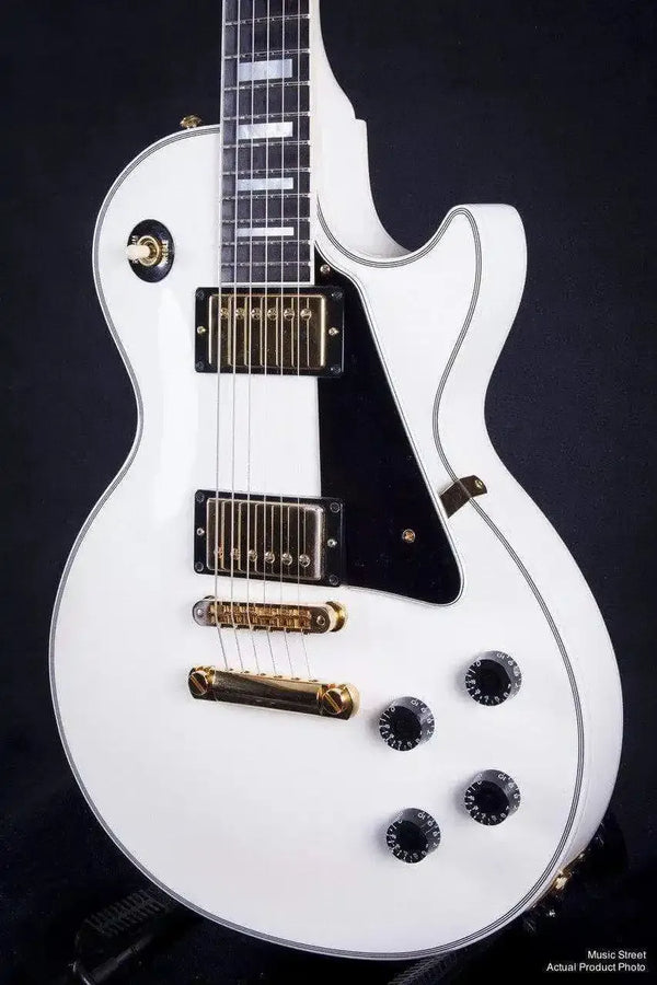 USED - Gibson Les Paul Custom Alpine White (Ebony Fingerboard)
