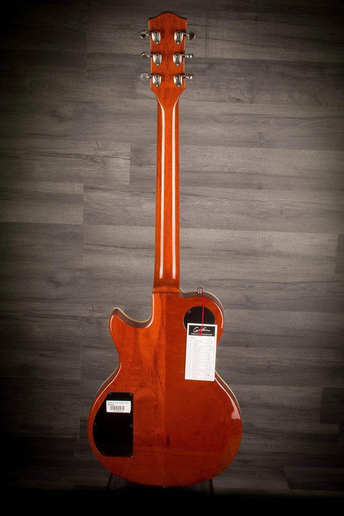 Godin Summit Classic Supreme Limited Cognac Burst Flame Top