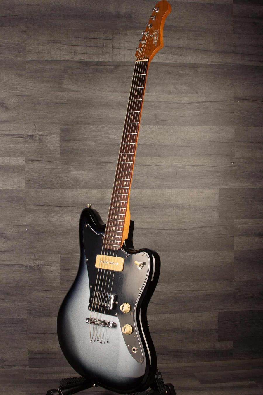 USED Jet JJ350 Baritone Guitar in Moonburst finish, showcasing a sleek design and extended 27" scale for rich, resonant tones.