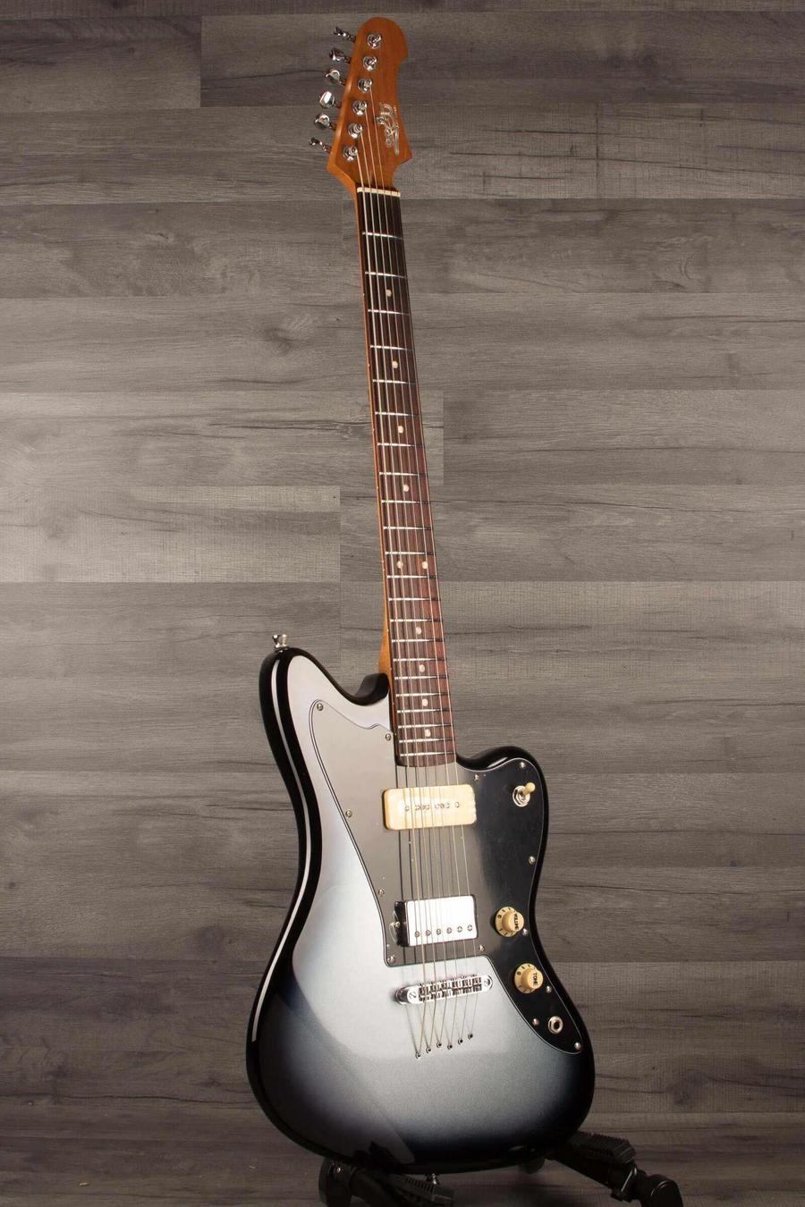USED - Jet JJ350 Baritone Guitar in Moonburst, showcasing a sleek design and extended scale for deep tones.