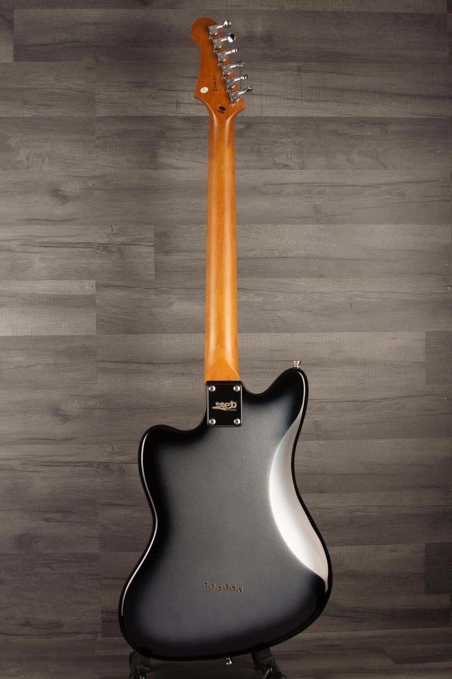 USED - Jet JJ350 Baritone Guitar back view showcasing sleek design and extended scale length.