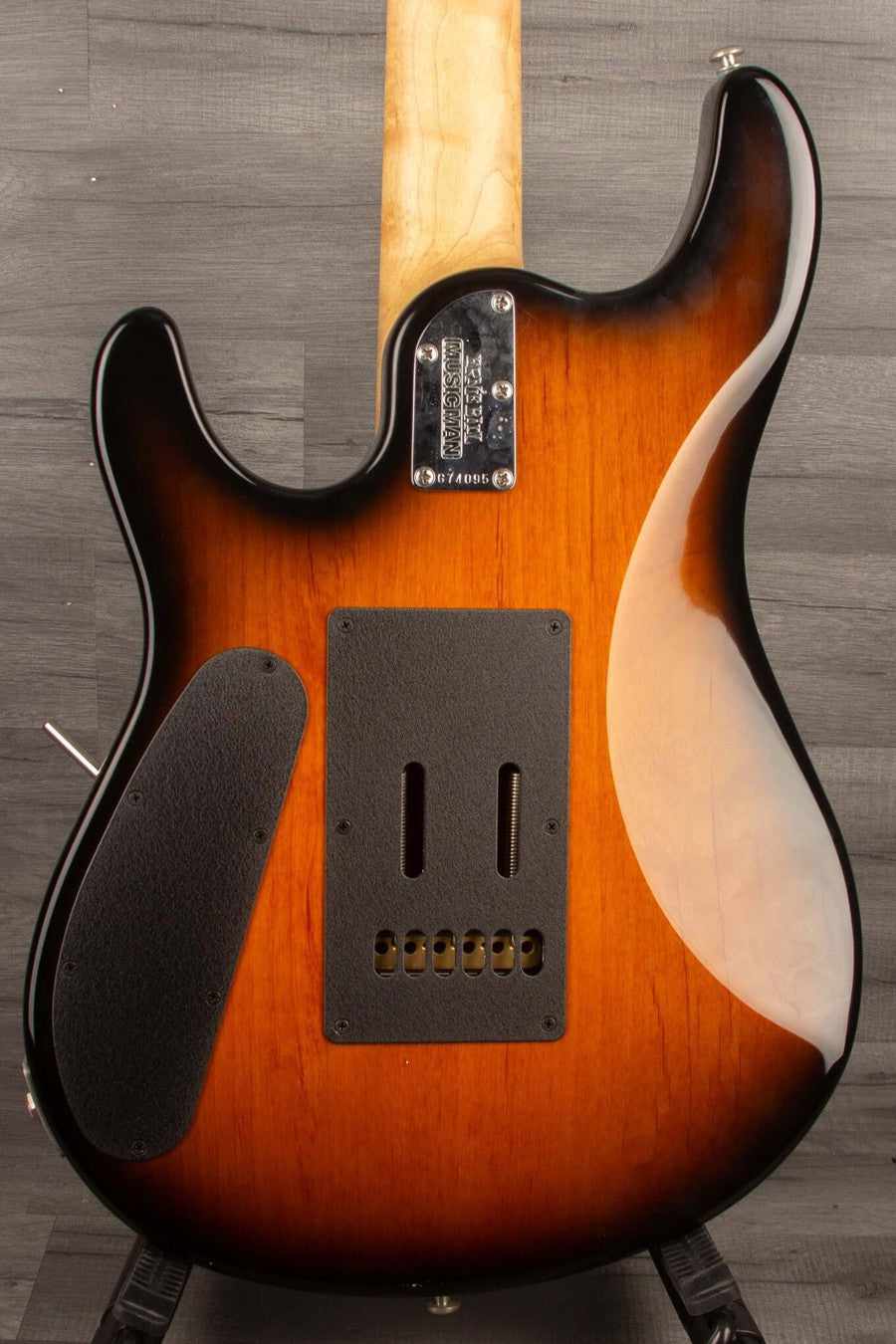 USED MusicMan Petrucci Electric Guitar (2015) - Vintage Tobacco Burst, Maple Neck