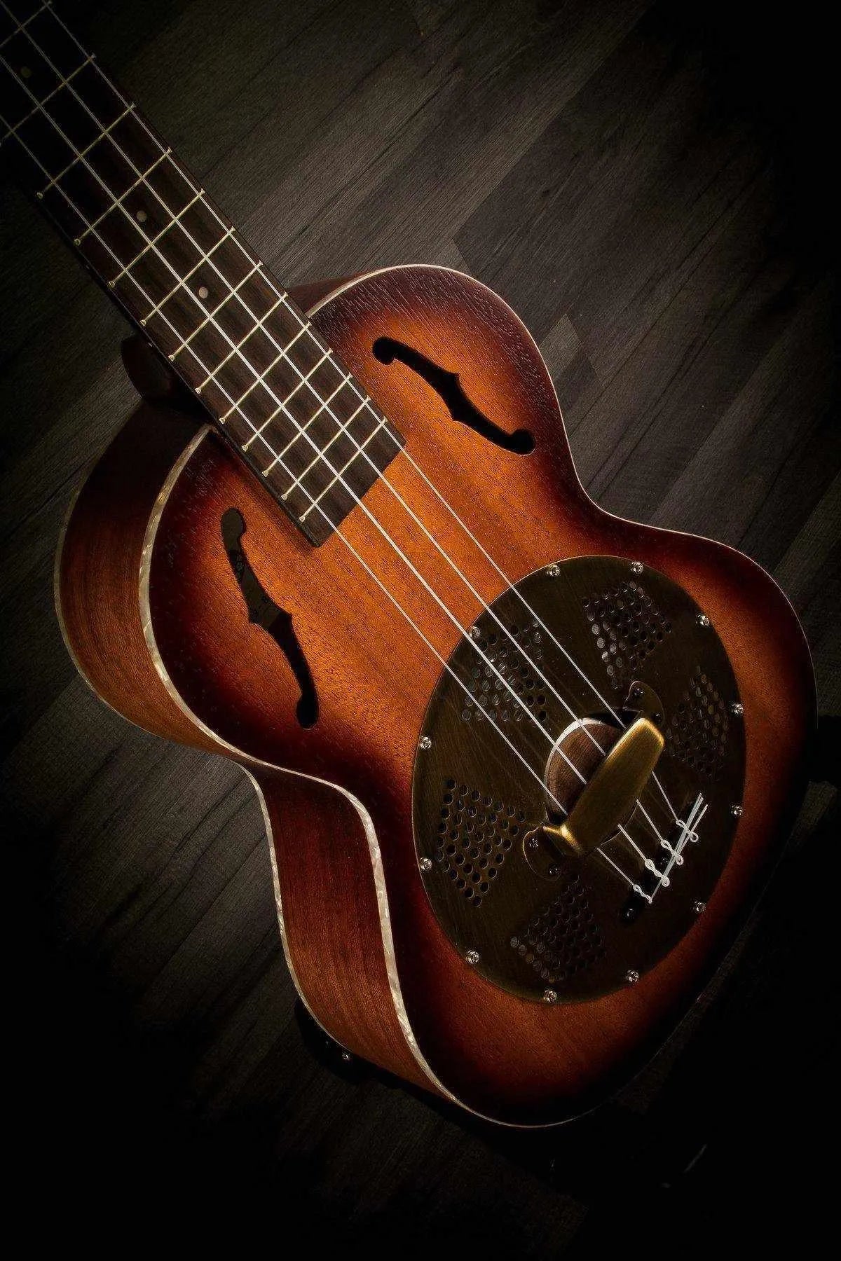 Kala Tenor Resonator Ukulele (Ka-Res-Brs)