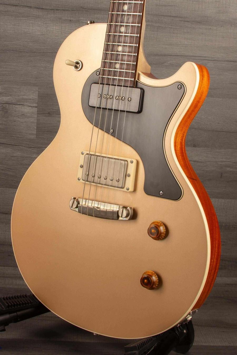 USED Nik Huber Krauster II Worn Goldtop guitar featuring a sleek design and high-quality craftsmanship.