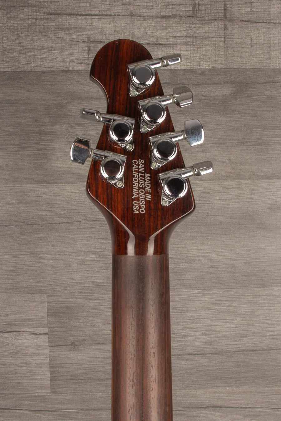 USED Music Man Luke III HSS Electric Guitar - Olive Gold, Rosewood Neck