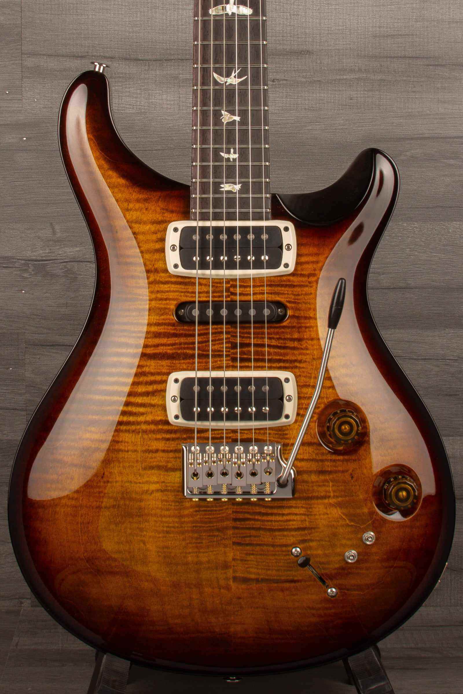 PRS Modern Eagle V Electric Guitar - Black Gold Burst s#0361186