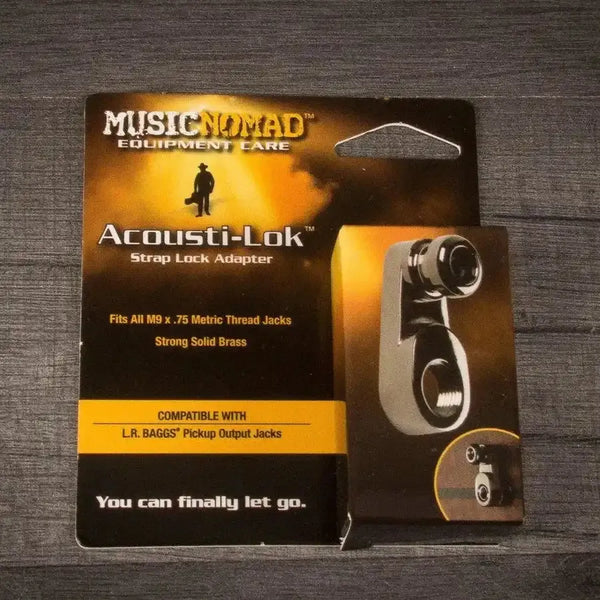 Music Nomad Acousti-Lok Strap Lock Adapter for LR Baggs Output Jacks