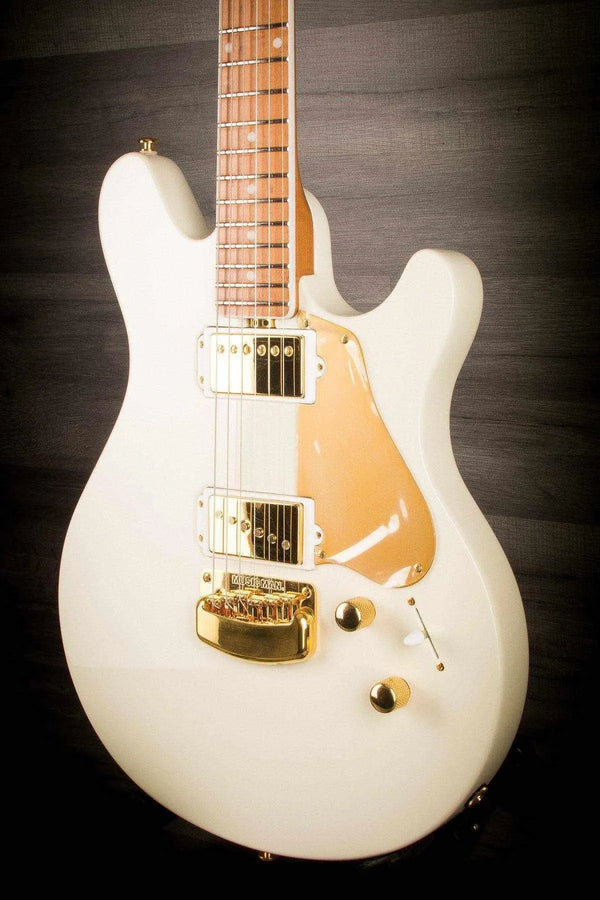 Musicman BFR Valentine Ivory White With Roasted Maple Neck