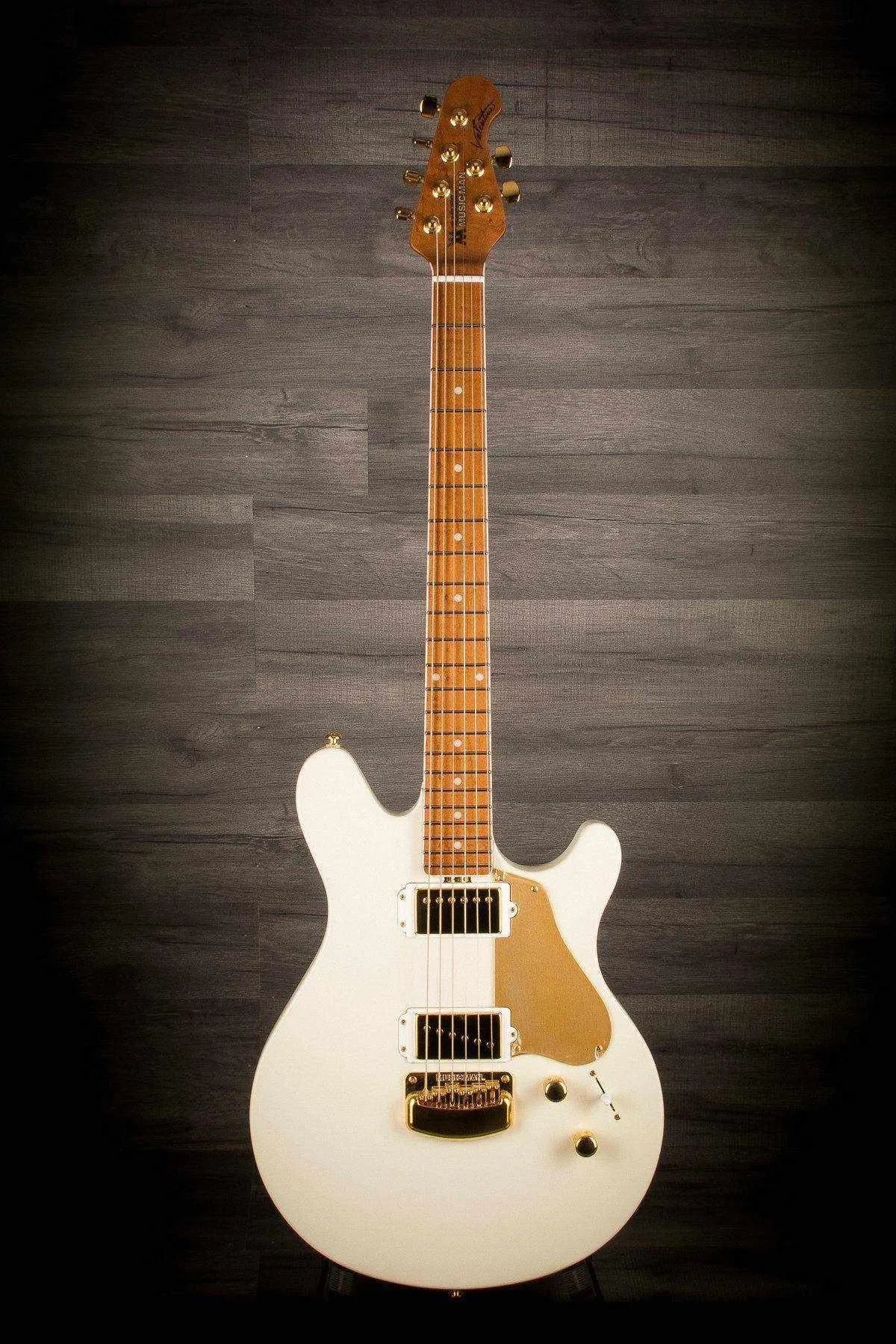 Musicman BFR Valentine Ivory White With Roasted Maple Neck