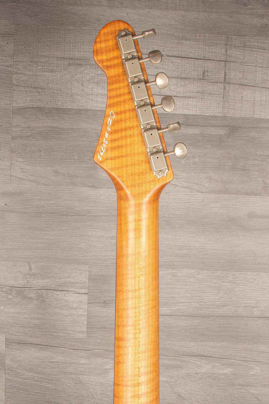 USED - Patrick James Eggle Oz-T Thinline Firemist Silver #30797
