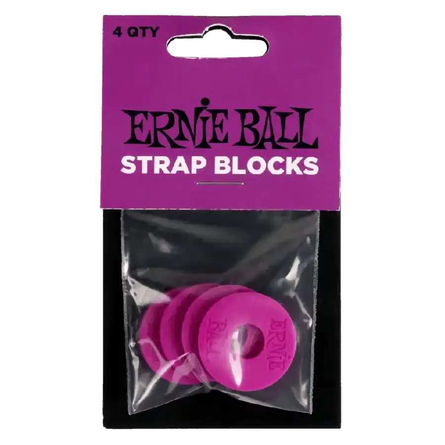Ernie Ball Strap Blocks - Purple