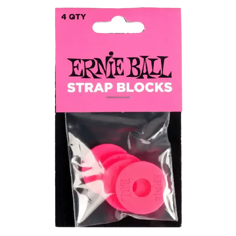 Ernie Ball Strap Blocks - Pink