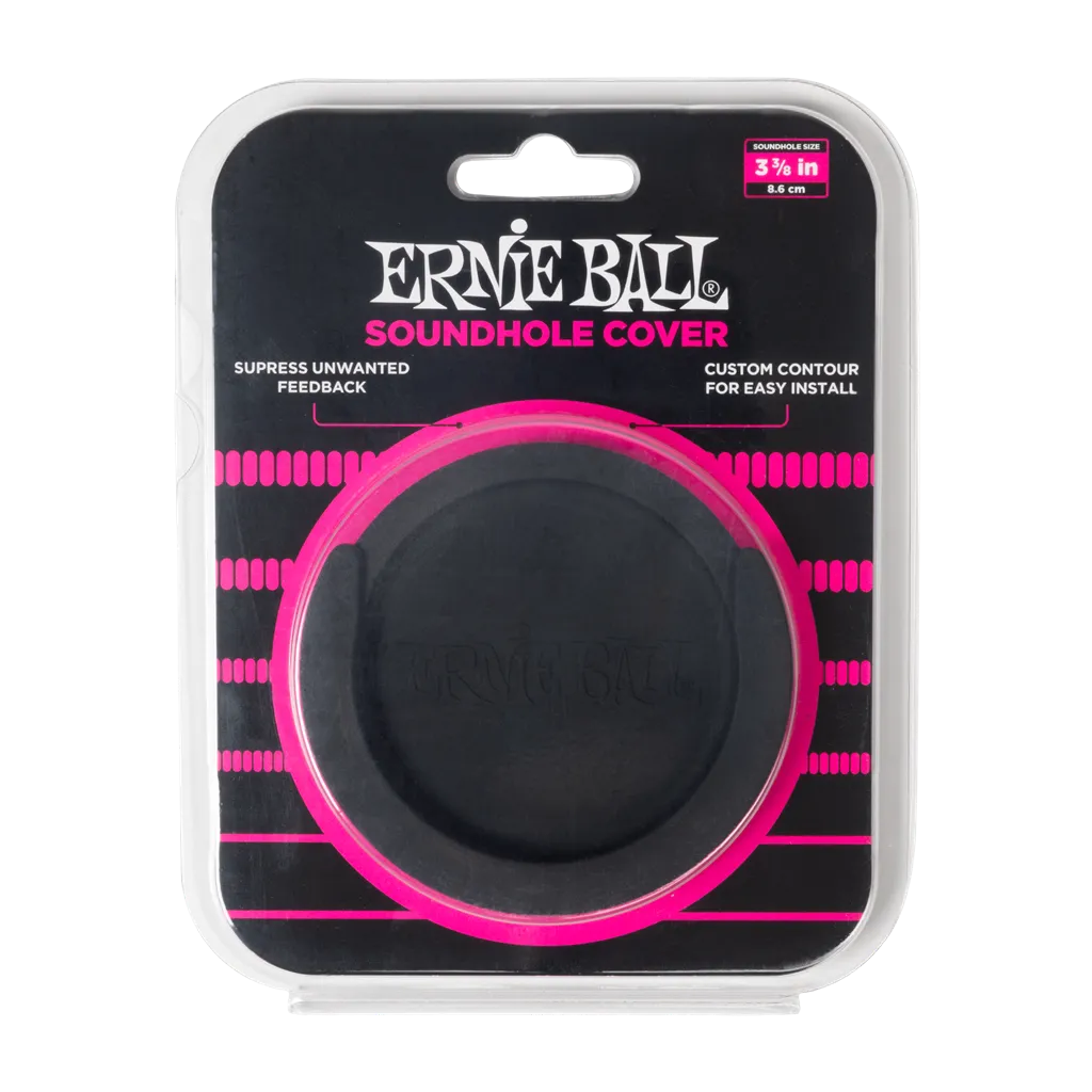 Ernie Ball acoustic sounhole cover 3 3/8" - MusicStreet