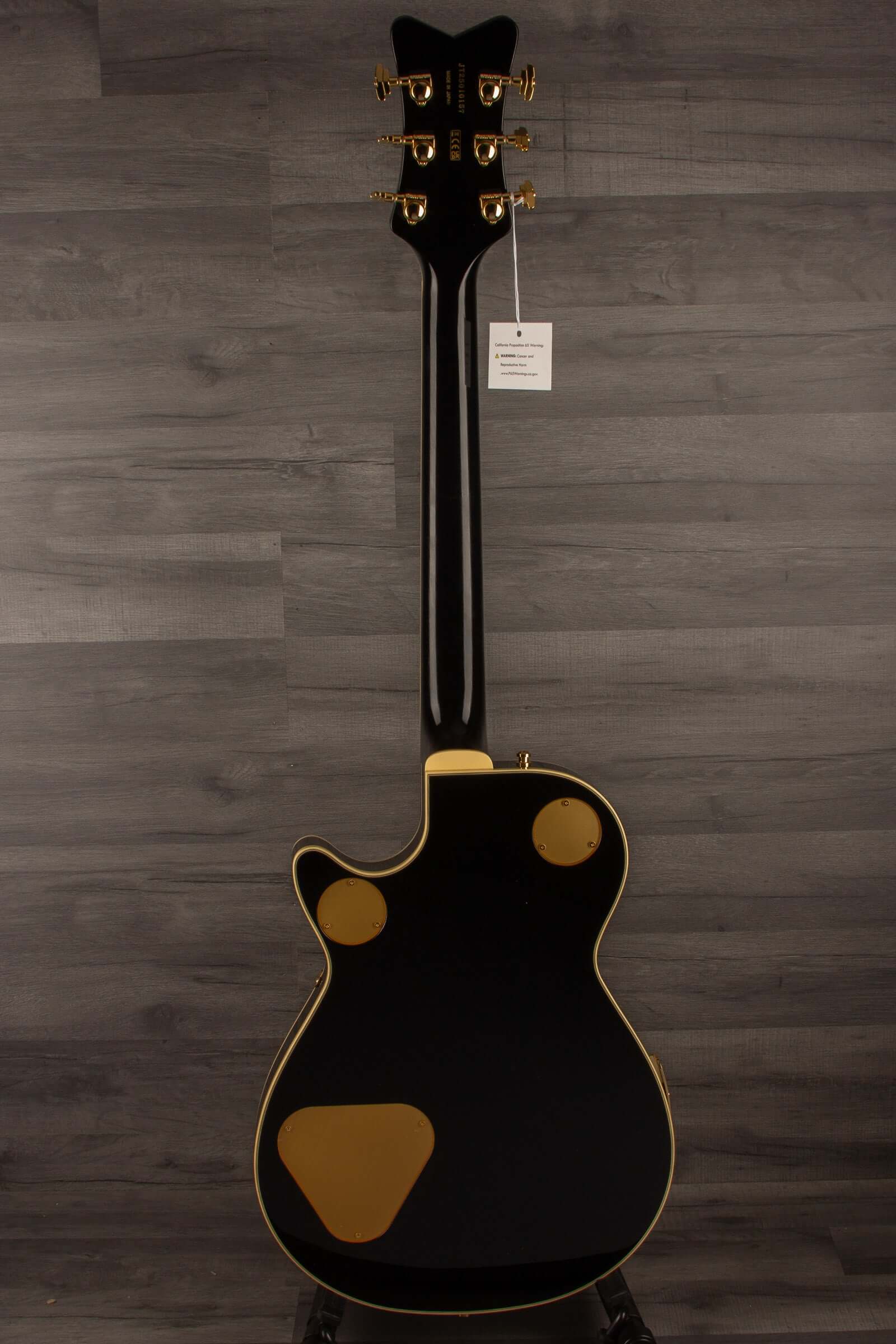 Back view of the G6134TG Limited Edition Paisley Penguin™ with gold accents and mahogany body.