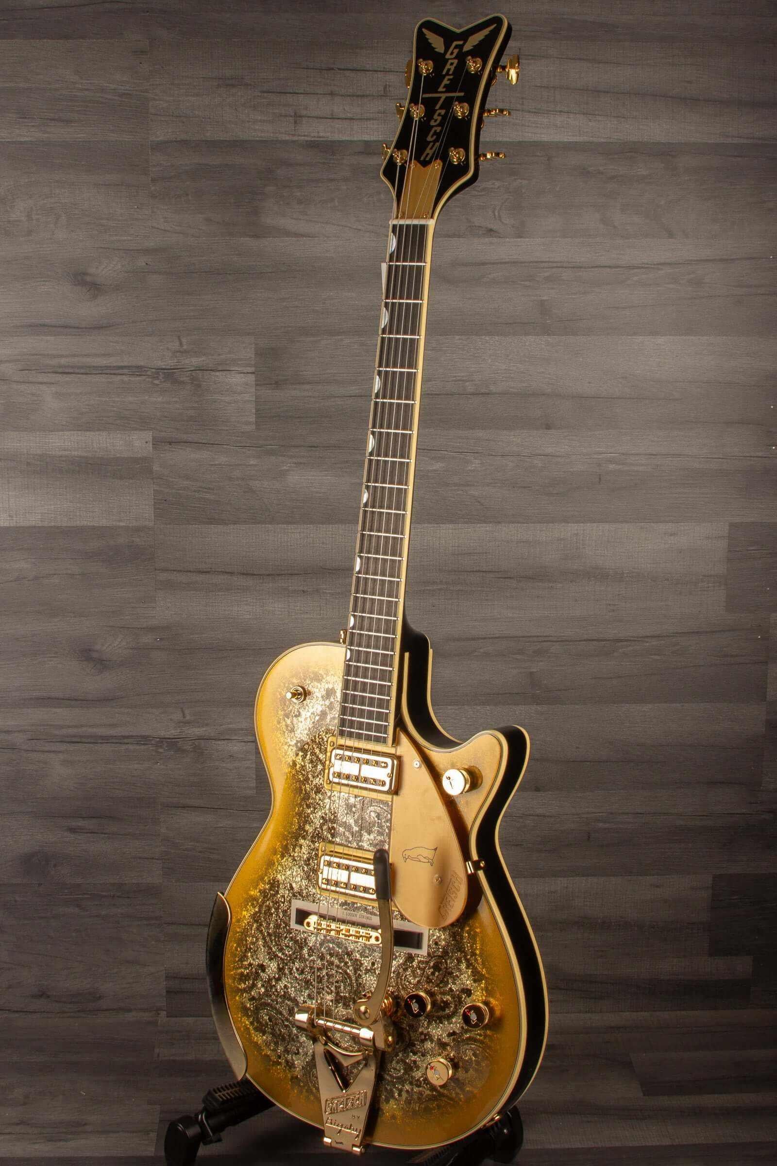G6134TG Limited Edition Paisley Penguin™ with Gold Paisley finish and String-Thru Bigsby®