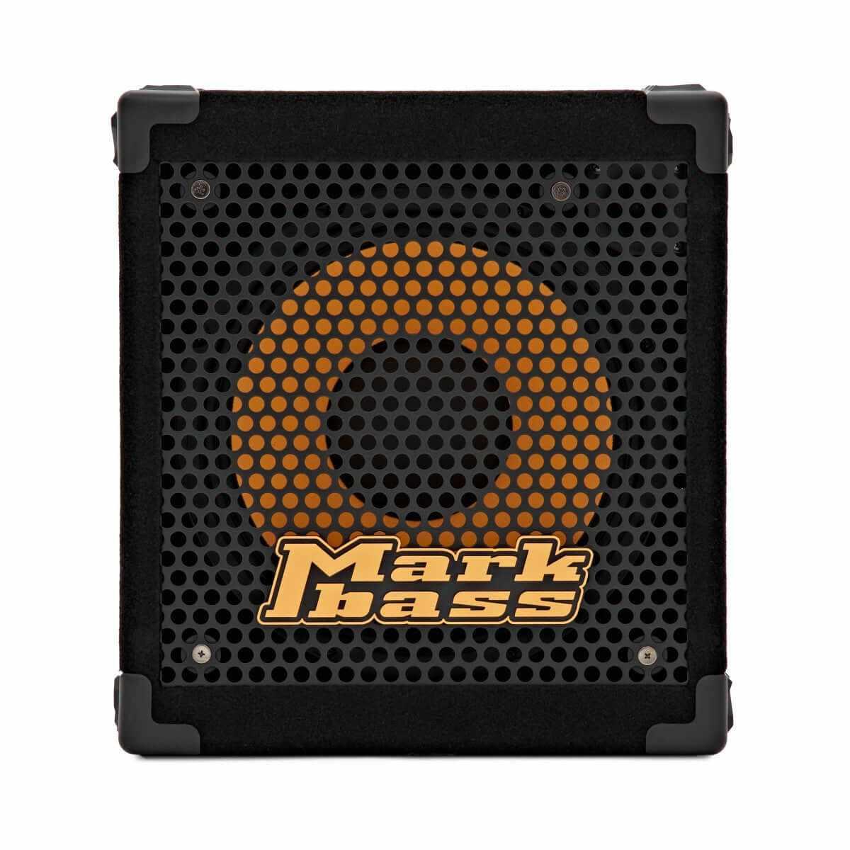 Mark Bass Markbass New York 121 Bass Speaker Cab front view with honeycomb grille and logo.