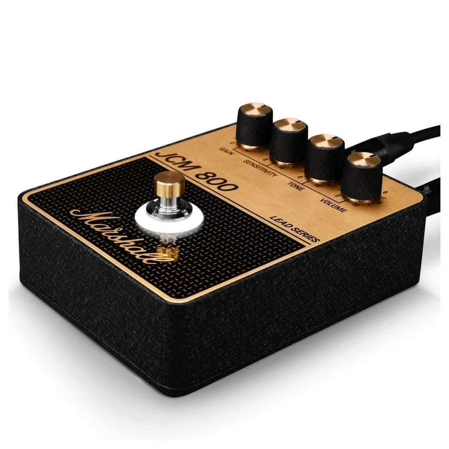 Marshall JCM800 Amp series - distortion pedal showcasing controls and design.