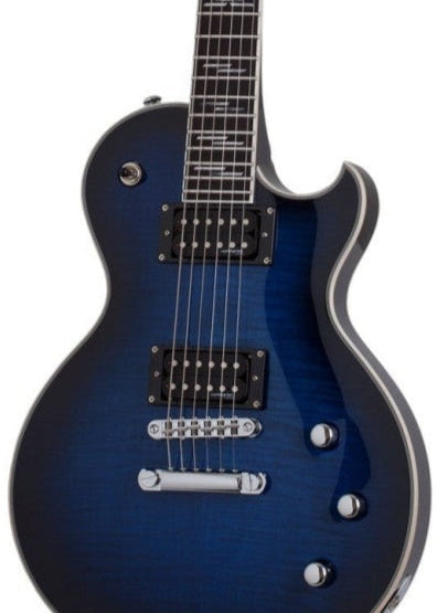 Schecter Solo II Supreme - Trans Blue Burst