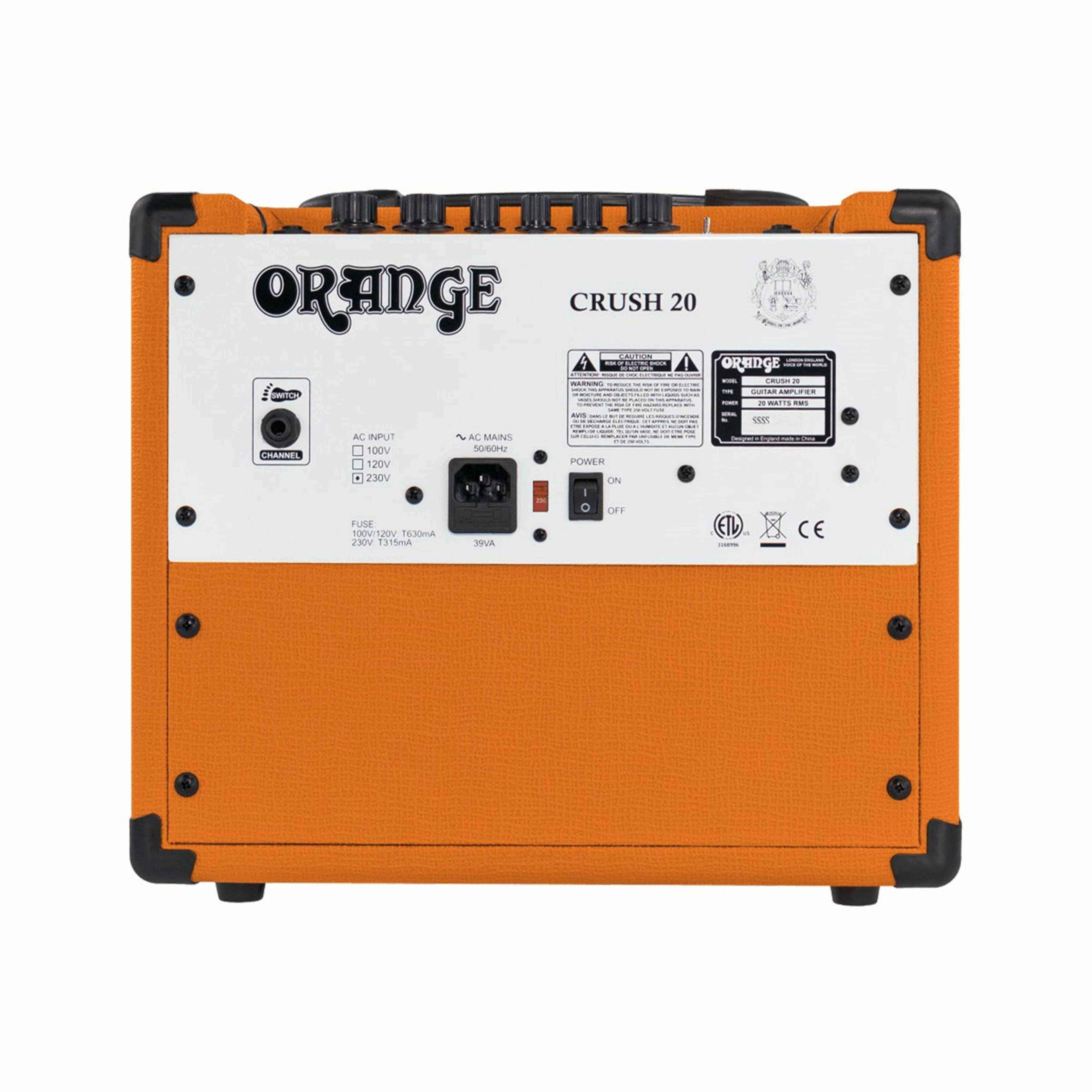 Orange Crush 20 Guitar Amplifier Combo