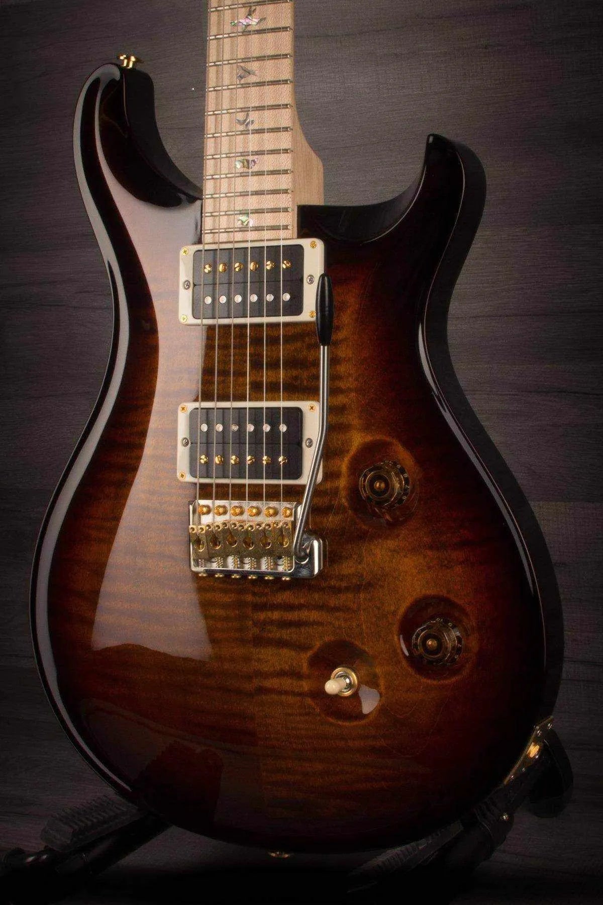 PRS Custom 24 Swamp Ash Limited, Maple Neck, Black Gold Wrap #238244