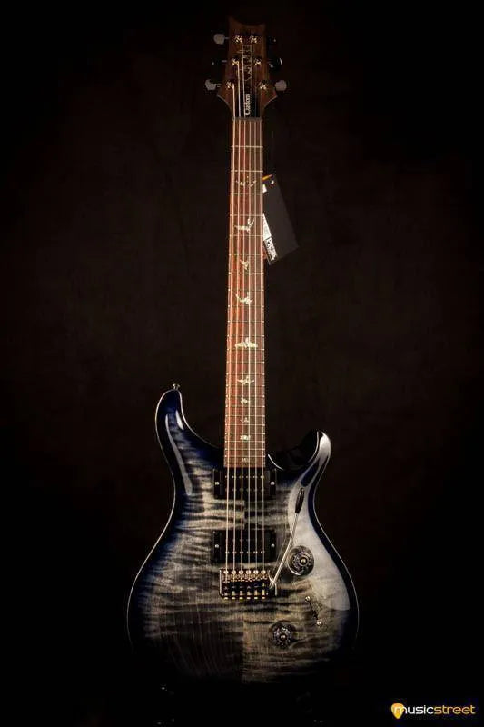 PRS Custom 24 Wood Library Charcoal Purpleburst #235334 2017