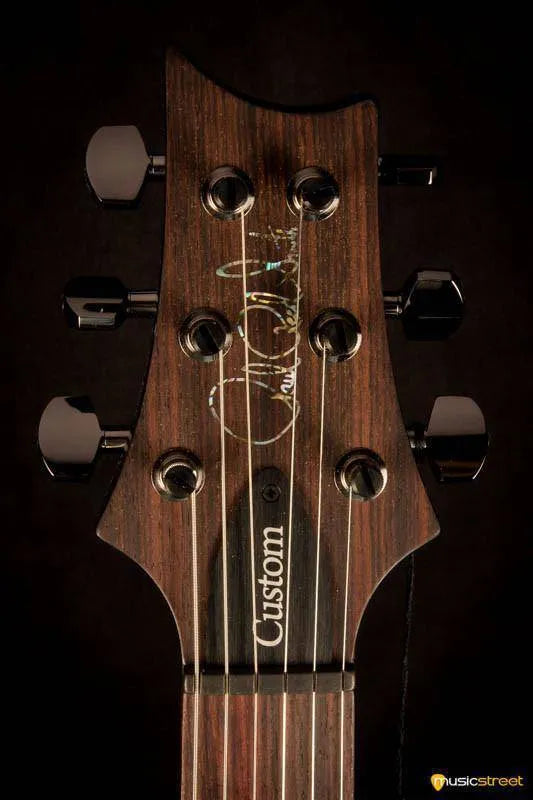 PRS Custom 24 Wood Library Charcoal Purpleburst #235334 2017