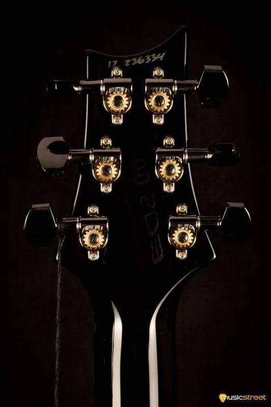 PRS Custom 24 Wood Library Charcoal Purpleburst #235334 2017