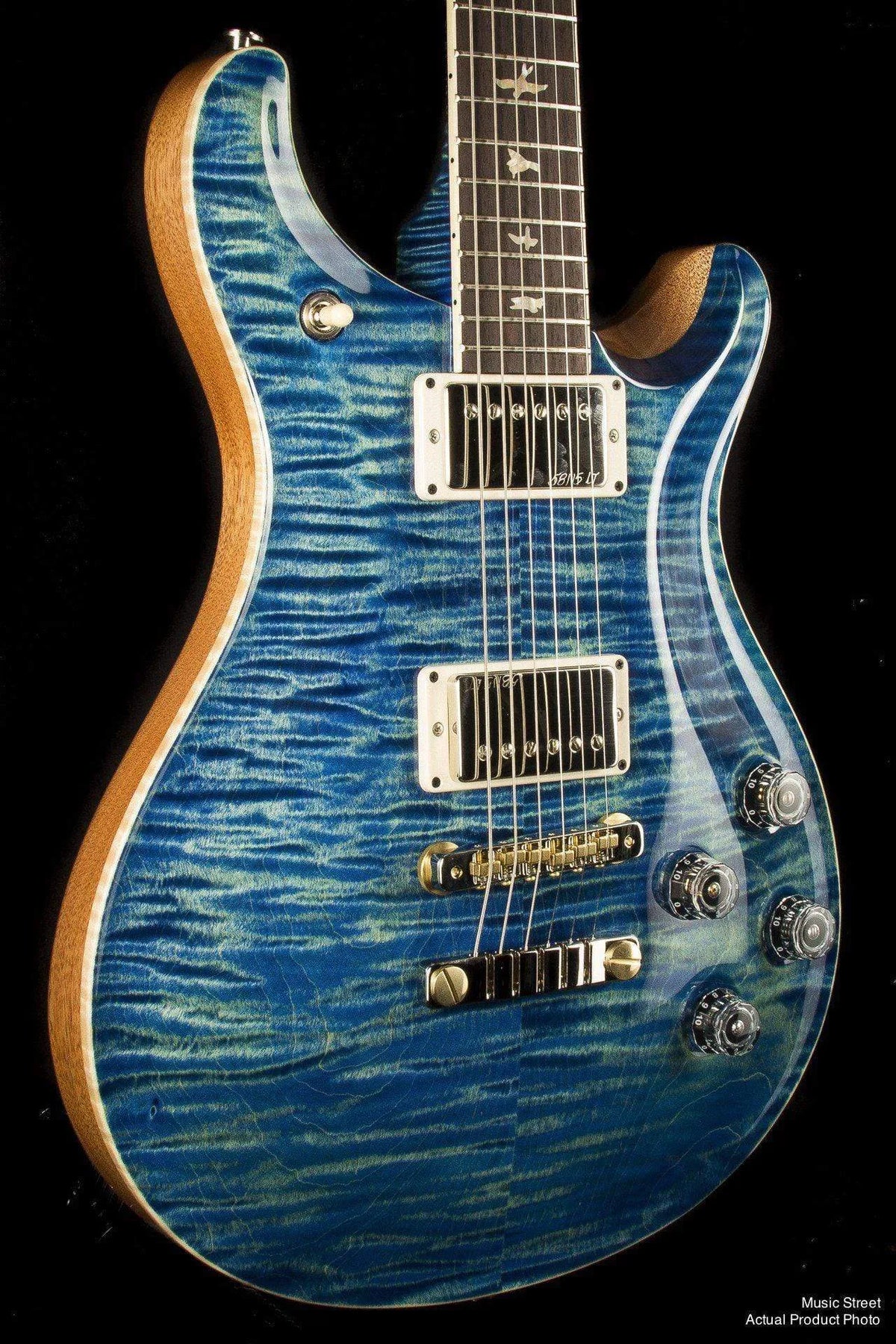 PRS Mccarty 594 Wood Library 10 Top - River Blue