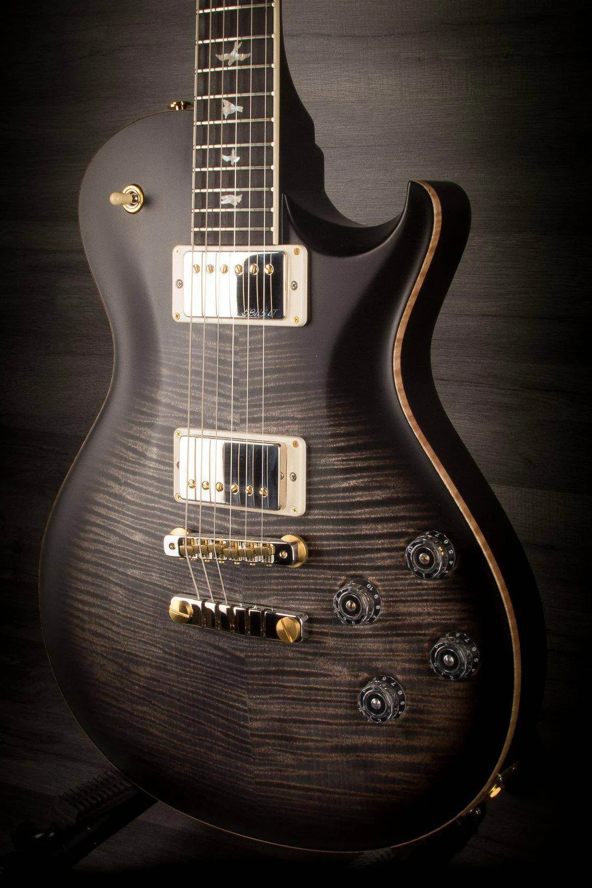 PRS Sc594 Wood Library 10 Top - Charcoal burst satin #246255