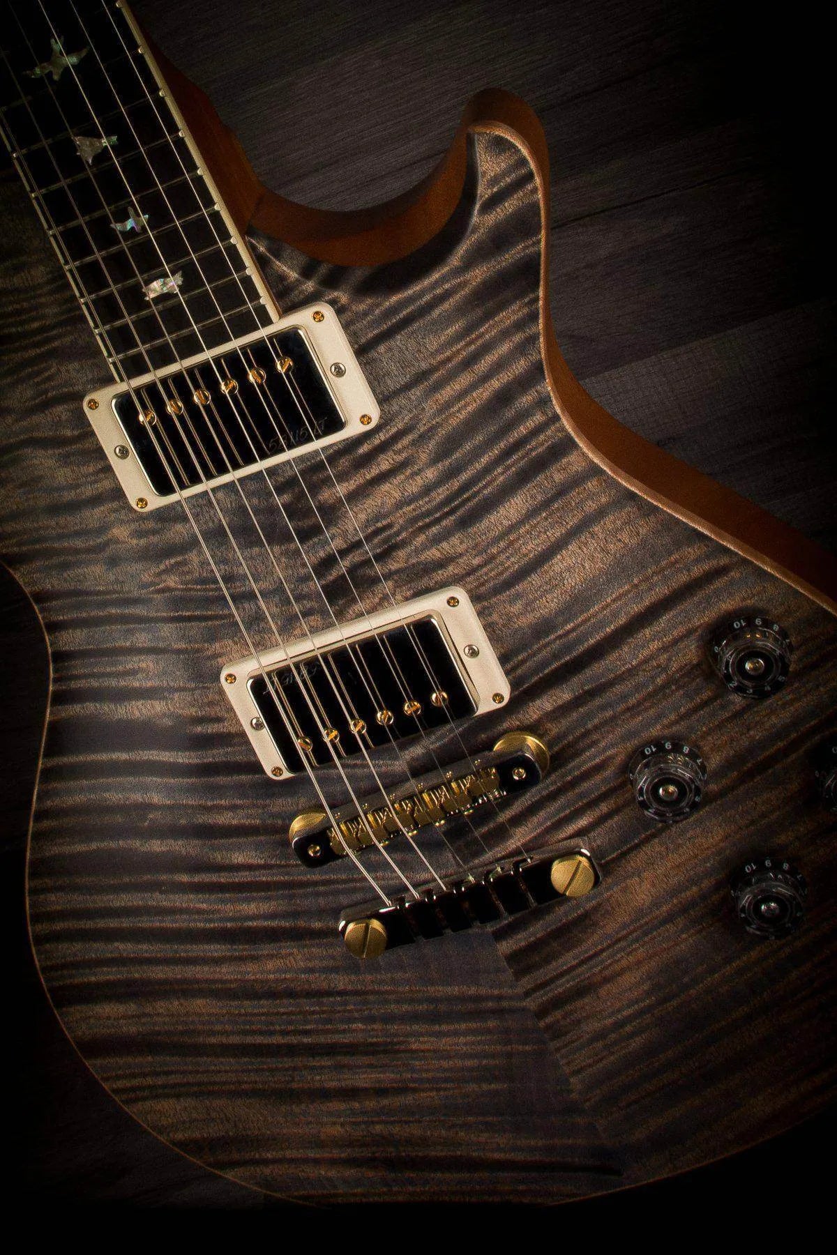 PRS SC594 Wood Library Faded Whale Blue, Natural Back s#246696