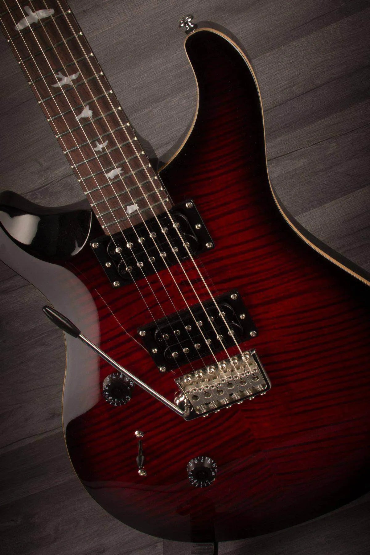 PRS SE Custom 24 Fire Red Left Handed - 2018 model
