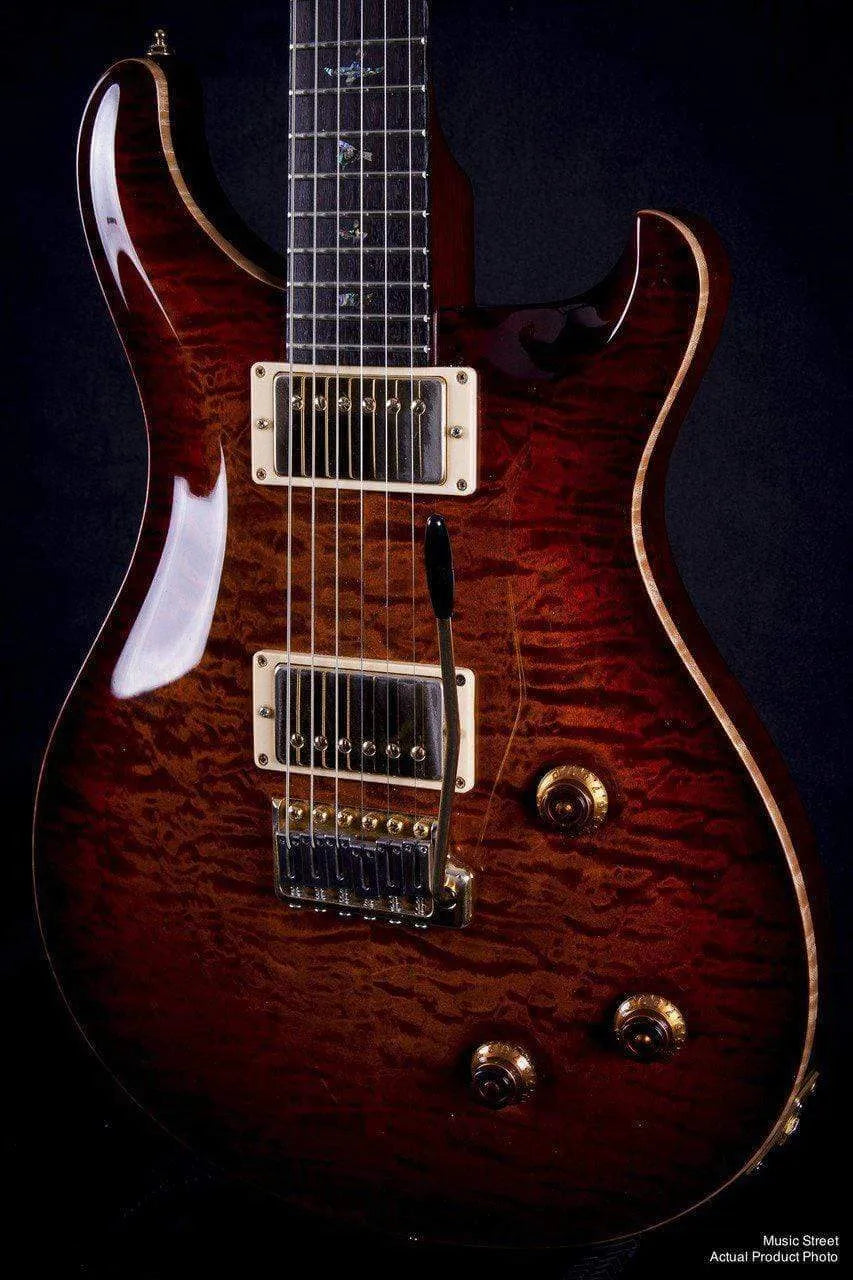 USED - PRS Custom 22 Artist Pack, Dark Cherry Sunburst Quilt, 2002